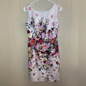 Talbots Multicolor Floral Dress